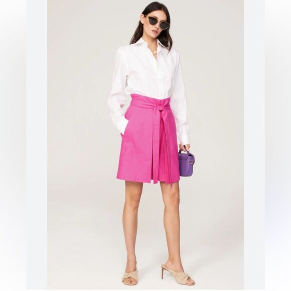 Eudon Choi Pink Pleated Shorts 8 - Picture 2 of 8